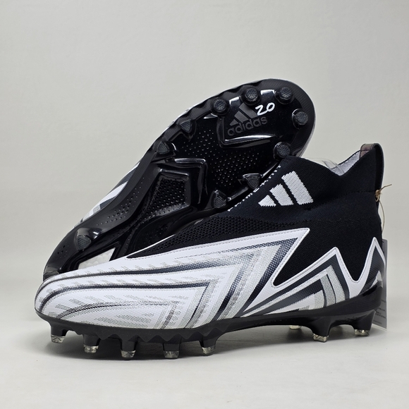 Adidas Freak Ultra 23 Inline Black White Football Cleats GW4169 Mens Size 12 New - Picture 1 of 12